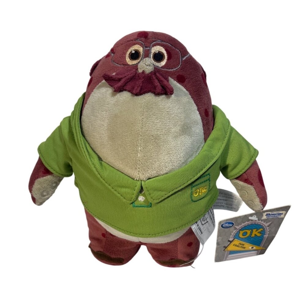Disney Monsters University Don Carlton Plush Toy 8" With Tags